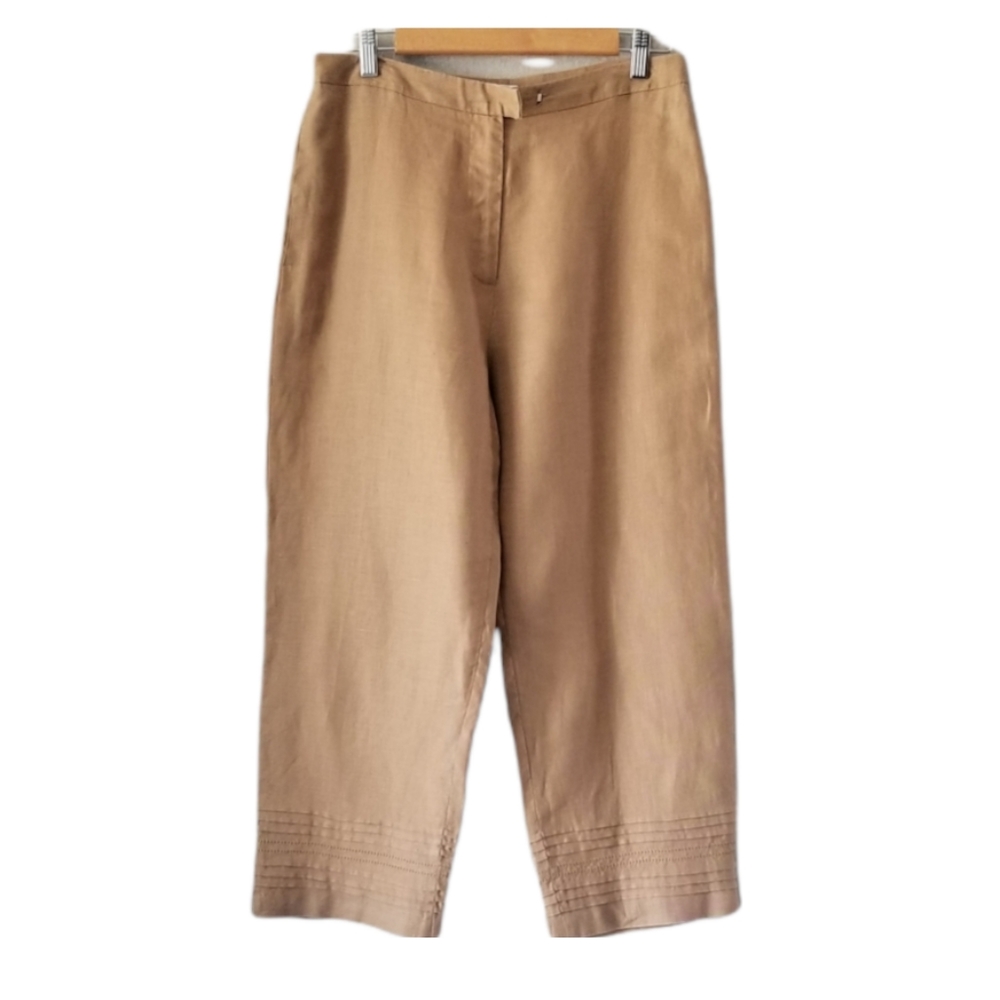 Jillian Jones 100% Linen Capris